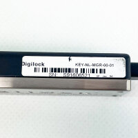 Digilock Manager key KEY-NL-MGR-00-01, accessory for cabinet locks, black, enables management and access control, robust design, ideal for secure locking systems in lockers and cabinets