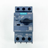 Siemens Sirius circuit breaker 3RV2011-1JA10 S00, motor...