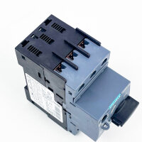 Siemens Sirius circuit breaker 3RV2011-1JA10 S00, motor protection, 7.0-10.0A, compact device, reliable protection, easy installation, high switching capacity, overload and short-circuit protection