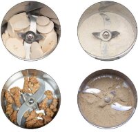 Grinding Mill HC-500, 500g Kapazität, Elektrische Getreidemühle aus Edelstahl, vielseitig für Gewürze, Müsli, Pfeffer, Kaffee, 220V, 2500W, leistungsstarke Kräutermühle, robustes Mahlwerk