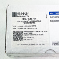 Hanna Instruments HI-97728-11 Color Calibration Standards, PCU, for HI-977 Photometer, Product Type: Calibration Solution, Expiry Date 09/2027, precise water analysis, easy application, reliable results