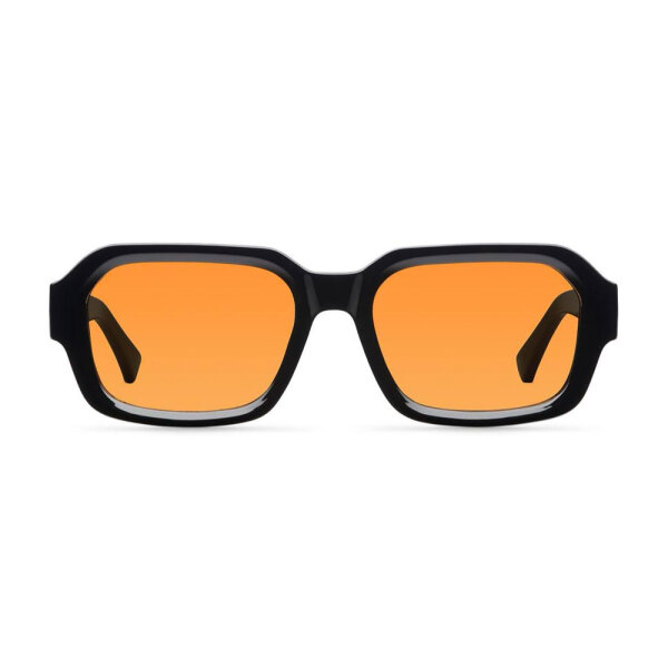 Meller Marli MR-TUTORANGE sunglasses, model no. 52/19/145, stylish in black and orange, UV protection, lightweight frame, trendy design, ideal for everyday life and leisure.