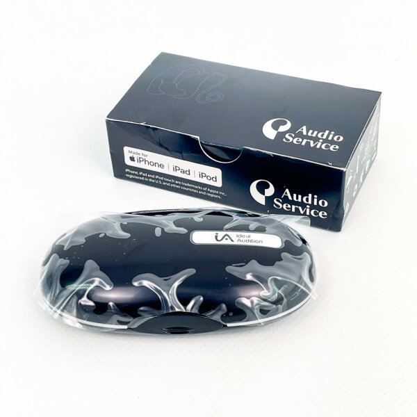 Ideal Audition Mood 8 G6 Hörgerät, modern, grau, diskret, leistungsstark, individuelle Anpassung, komfortabel, neueste Technologie, für bestes Hörerlebnis