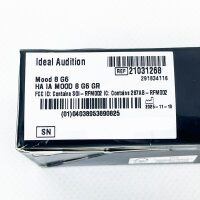 Ideal Audition Mood 8 G6 Hörgerät, modern, grau, diskret, leistungsstark, individuelle Anpassung, komfortabel, neueste Technologie, für bestes Hörerlebnis