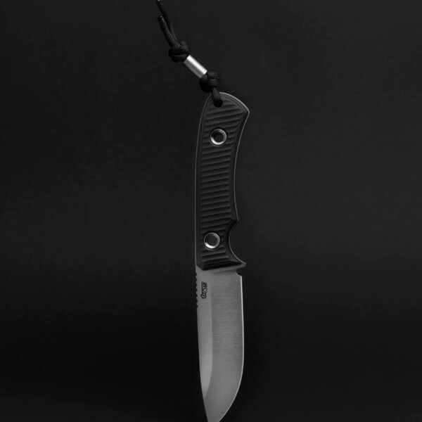 TRC Messer Polheim UPGRADE MagnaCut Satin, feststehendes Outdoormesser, rostfreier MagnaCut-Stahl, satinierte Klinge, ergonomischer Griff, robust, vielseitig, ideal für Bushcraft und Survival-Einsätze