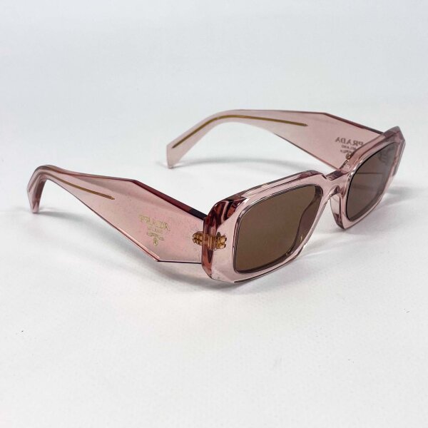 PRADA SPR 17W Sunglasses, Size 49, Pink, Model 19Q-10D, UV Protection, Fashionable Design