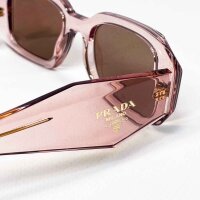 PRADA SPR 17W Sunglasses, Size 49, Pink, Model 19Q-10D, UV Protection, Fashionable Design