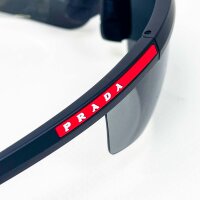 PRADA Linea Rossa SPS A02 Sunglasses, Model 1BO-5S0 130 N, Black, sporty design, UV protection, size 96
