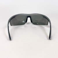 PRADA SPS A02 Sonnenbrille, Größe 96, silber-schwarz, Modell 14Z-05A 130 2N, UV-Schutz, modisches Design