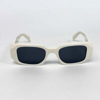 PRADA SPR 17W Sunglasses, Size 49, White, Model 142-5S0, UV Protection, Fashionable Design