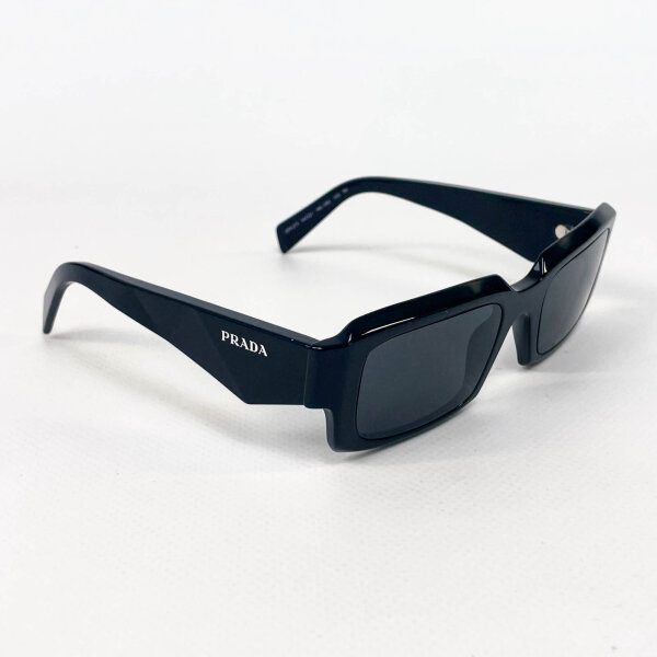 PRADA SPR 27Z Sunglasses, Size 54, Black, Model 16K-08Z, UV Protection, Fashionable Design