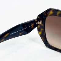 PRADA SPR 16W Sunglasses, Size 53, Tortoise, Model 2AU-6S1, UV Protection, Fashionable Design