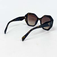 PRADA SPR 16W Sunglasses, Size 53, Tortoise, Model 2AU-6S1, UV Protection, Fashionable Design