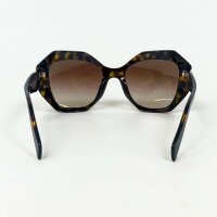 PRADA SPR 16W Sunglasses, Size 53, Tortoise, Model 2AU-6S1, UV Protection, Fashionable Design
