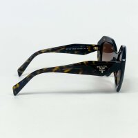 PRADA SPR 16W Sunglasses, Size 53, Tortoise, Model 2AU-6S1, UV Protection, Fashionable Design
