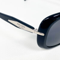 PRADA SPR 04Z Sunglasses, Size 57, Black, Model 1AB-5Z1,...