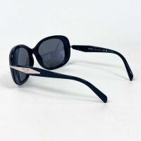 PRADA SPR 04Z Sunglasses, Size 57, Black, Model 1AB-5Z1, UV Protection, Polarized Lenses