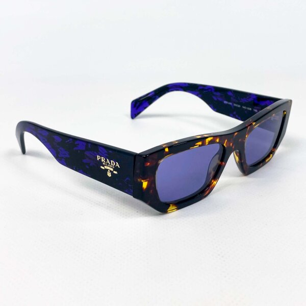PRADA SPR A01 Sunglasses, Size 53, Havana/Violet, UV Protection, Fashionable Design, 14O-50B 145 2N