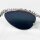 Swarovski SK 7030 Cat Eye Sunglasses, Silver, Size 59, Model 140 3N, one stone is missing