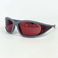 Diesel DL 3002 sunglasses, size 65, grey-red frame, model 115 3N, UV protection, fashionable design
