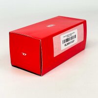 Diesel DL 3002 sunglasses, size 65, grey-red frame, model 115 3N, UV protection, fashionable design