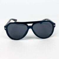 Dolce & Gabbana DG4452 sunglasses, size 60, black, dark grey lenses, UV protection, fashionable design