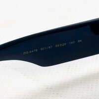 Dolce & Gabbana DG4479 Sunglasses, Size 55, Black, UV Protection, Fashionable Design
