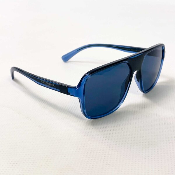 Dolce & Gabbana DG6134 sunglasses, size 57, blue-black, UV protection, fashionable design