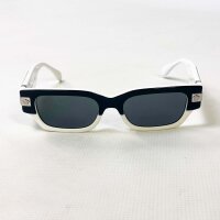 Versace 4465 Sunglasses, Size 53, White-Black, UV...