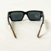 Versace 4459 Sonnenbrille, Größe 54, Schwarz/Havana Rubber, UV-Schutz, modisches Design, 140 3N