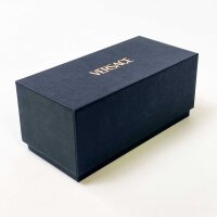 Versace 4459 Sonnenbrille, Größe 54, Schwarz/Havana Rubber, UV-Schutz, modisches Design, 140 3N