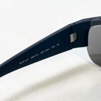 PRADA Linea Rossa SPS A01 Sonnenbrille, Modell 1BO-05A, Größe 69, grau-schwarz, UV-Schutz, sportliches Design