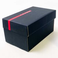 PRADA Linea Rossa SPS A01 Sonnenbrille, Modell 1BO-05A, Größe 69, grau-schwarz, UV-Schutz, sportliches Design