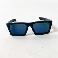 PRADA SPS 02Z-U Sunglasses, Size 58, Black/Blue, 1BO-05U 3N, UV protection, sporty design