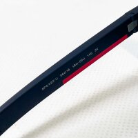 PRADA SPS 02Z-U Sunglasses, Size 58, Black/Blue, 1BO-05U 3N, UV protection, sporty design