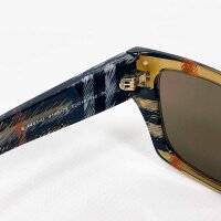 Burberry 4451-U Sonnenbrille, Größe 52, Damenmodell, dunkelbraun/havana kariert, UV-Schutz, modisches Design