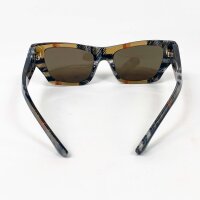 Burberry 4451-U Sonnenbrille, Größe 52, Damenmodell, dunkelbraun/havana kariert, UV-Schutz, modisches Design