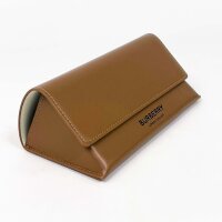 Burberry 4451-U Sonnenbrille, Größe 52, Damenmodell, dunkelbraun/havana kariert, UV-Schutz, modisches Design