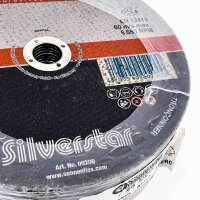 Sonnenflex Silverstar Trennscheibe 25 Stück, Modell 00200, 230x3,0x22,23mm, Typ 41 AS 36 R BF, für Metall, langlebig, präziser Schnitt, Profi-Qualität