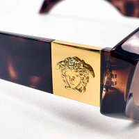 Versace VE4466U 5461/3B Sunglasses, Havana Frame, Brown Lenses, Size 54-19-140, Stylish Design, UV Protection, Fashion Accessory