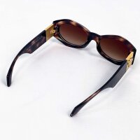 Versace VE4466U 5461/3B Sunglasses, Havana Frame, Brown Lenses, Size 54-19-140, Stylish Design, UV Protection, Fashion Accessory