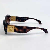 Versace VE4466U 5461/3B Sunglasses, Havana Frame, Brown Lenses, Size 54-19-140, Stylish Design, UV Protection, Fashion Accessory