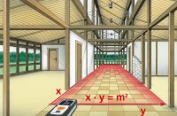 Laserliner LaserRange-Master i3, model 080.830E, compact distance meter, precise measurements up to 20 m, easy operation, handy design, ideal for indoor use and quick distance measurements.