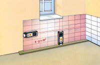 Laserliner LaserRange-Master i3, model 080.830E, compact distance meter, precise measurements up to 20 m, easy operation, handy design, ideal for indoor use and quick distance measurements.