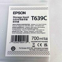 Epson Storage Fluid T639C, 700ml, special solution for printheads, optimal storage, compatible with Epson large format printers, protects against drying out, extends service life, easy to use