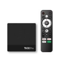 TX30 PRO Smart TV Box, Quad-Core, 1GB RAM, 8GB Storage, Android 15, 5G WLAN, Voice Remote Control, Media Player, Set-Top Box, Versatile Streaming Functions