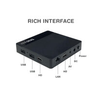 TX30 PRO Smart TV Box, Quad-Core, 1GB RAM, 8GB Storage, Android 15, 5G WLAN, Voice Remote Control, Media Player, Set-Top Box, Versatile Streaming Functions