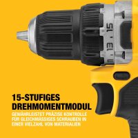DEWALT DCD701D2 12V XR Cordless Drill Driver, brushless, compact, 2x 2Ah Li-Ion batteries, charger, lightweight, ideal for precise screwdriving and drilling, ergonomic design, LED work light