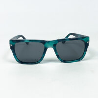 PERSOL 3348-S Unisex Sunglasses, Size 57, Green and Black...