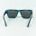 PERSOL 3348-S Unisex Sunglasses, Size 57, Green and Black Frame, Model No. 145 3N, UV Protection, Stylish, Lightweight and Comfortable, High Quality, Ideal for Everyday Life and Leisure